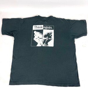 Vintage The Thinker HP Art/Tech T-shirt XL 90s FOT